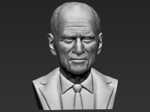 prince philip bust 3d printing ready stl obj 3D Print Model