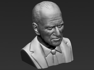 prince philip bust 3d printing ready stl obj 3D Print Model