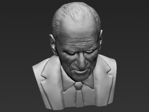 prince philip bust 3d printing ready stl obj 3D Print Model