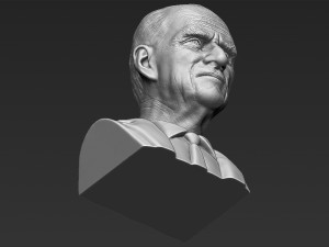 prince philip bust 3d printing ready stl obj 3D Print Model