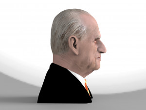 prince philip bust ready for full color 3d printing 3Dプリントモデル