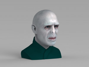 lord voldemort bust ready for full color 3d printing Modello di stampa 3D