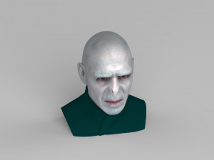 lord voldemort bust ready for full color 3d printing Modello di stampa 3D