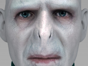 lord voldemort bust ready for full color 3d printing Modello di stampa 3D