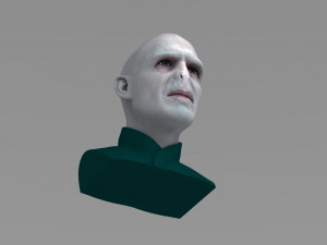 lord voldemort bust ready for full color 3d printing Modello di stampa 3D