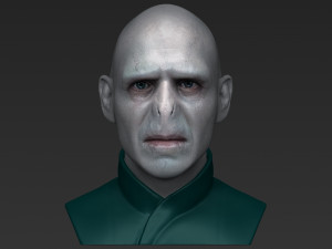 lord voldemort bust ready for full color 3d printing Modello di stampa 3D