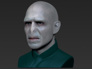 lord voldemort bust ready for full color 3d printing Modello di stampa 3D