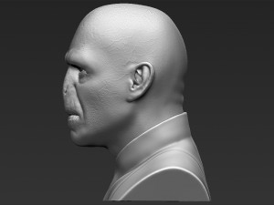 lord voldemort bust ready for full color 3d printing Modello di stampa 3D