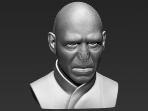 lord voldemort bust ready for full color 3d printing Modello di stampa 3D