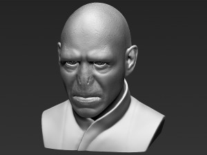 lord voldemort bust ready for full color 3d printing Modello di stampa 3D