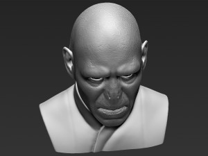 lord voldemort bust ready for full color 3d printing Modello di stampa 3D