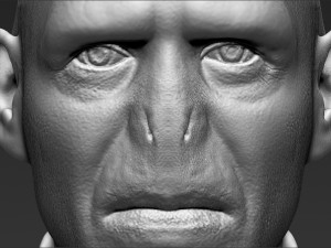 lord voldemort bust ready for full color 3d printing Modello di stampa 3D