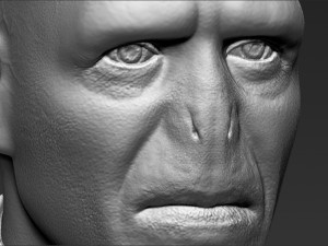 lord voldemort bust ready for full color 3d printing Modello di stampa 3D