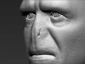 lord voldemort bust ready for full color 3d printing Modello di stampa 3D