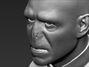 lord voldemort bust ready for full color 3d printing Modello di stampa 3D
