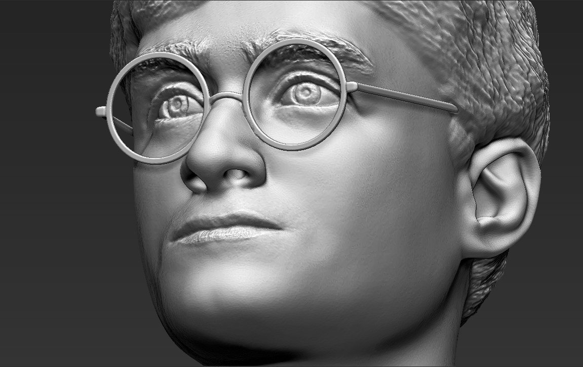 Harry Potter bust 3D printing ready stl obj 3D Model in ...