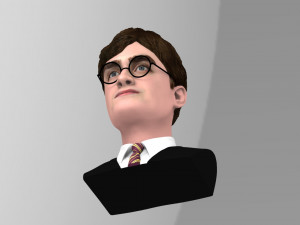 harry potter bust ready for full color 3d printing 3D Принт Модель
