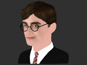 harry potter bust ready for full color 3d printing 3D Принт Модель
