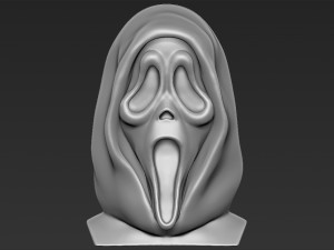 ghostface from scream bust 3d printing ready stl obj 3D Print Model