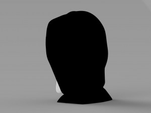ghostface from scream bust ready for full color 3d printing Model do druku 3D