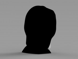 ghostface from scream bust ready for full color 3d printing Model do druku 3D