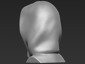 ghostface from scream bust ready for full color 3d printing Model do druku 3D