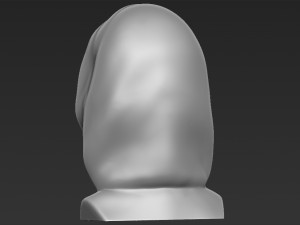 ghostface from scream bust ready for full color 3d printing Model do druku 3D