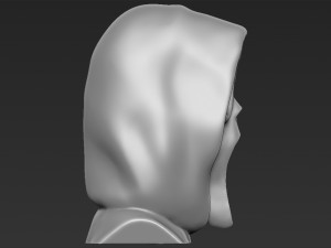 ghostface from scream bust ready for full color 3d printing Model do druku 3D