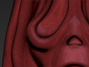 ghostface from scream bust ready for full color 3d printing Model do druku 3D