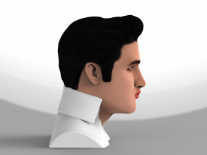elvis presley bust ready for full color 3d printing 3D Print Model