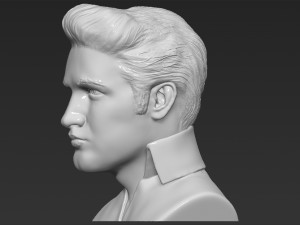 elvis presley bust ready for full color 3d printing 3D Print Model