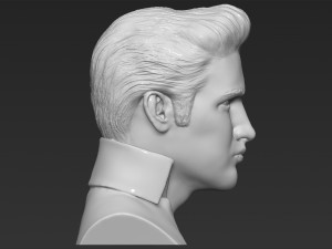 elvis presley bust ready for full color 3d printing 3D Print Model