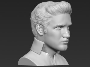 elvis presley bust ready for full color 3d printing 3D Print Model