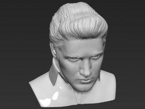 elvis presley bust ready for full color 3d printing 3D Print Model