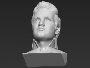 elvis presley bust ready for full color 3d printing 3D Print Model