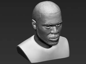 50 cent bust 3d printing ready stl obj 3D-printmodel