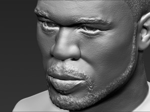 50 cent bust 3d printing ready stl obj 3D-printmodel