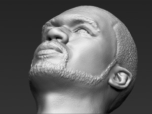 50 cent bust 3d printing ready stl obj 3D-printmodel