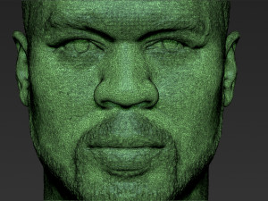 50 cent bust 3d printing ready stl obj 3D-printmodel