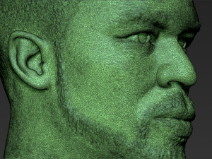 50 cent bust 3d printing ready stl obj 3D-printmodel