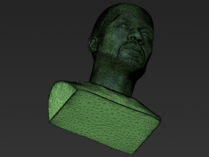 50 cent bust 3d printing ready stl obj 3D-printmodel