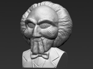 billy the puppet from saw bust 3d printing ready stl obj 3D-printmodel