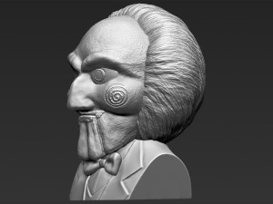 billy the puppet from saw bust 3d printing ready stl obj 3D-printmodel