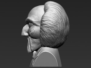 billy the puppet from saw bust 3d printing ready stl obj 3D-printmodel