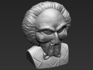 billy the puppet from saw bust 3d printing ready stl obj 3D-printmodel