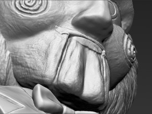 billy the puppet from saw bust 3d printing ready stl obj 3D-printmodel
