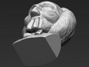 billy the puppet from saw bust 3d printing ready stl obj 3D-printmodel