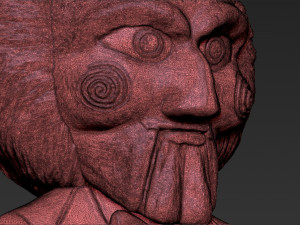 billy the puppet from saw bust 3d printing ready stl obj 3D-printmodel
