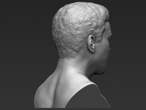 muhammad ali bust 3d printing ready stl obj 3D Print Model