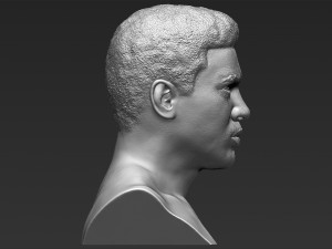 muhammad ali bust 3d printing ready stl obj 3D Print Model